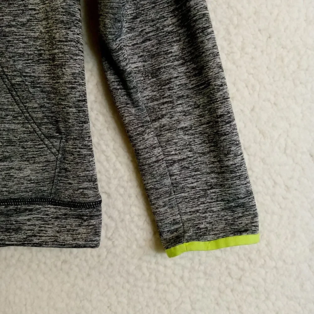Under‎ Armour Youth Large Hoodie Polyester Log Sleeve Gray Pullover